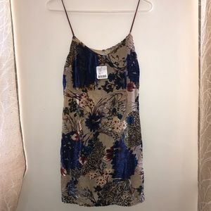 Free People Floral Velvet Dress x Lilac Wine